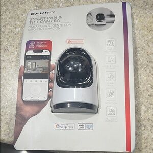 Smart Pan & Tilt Camera - Black and White